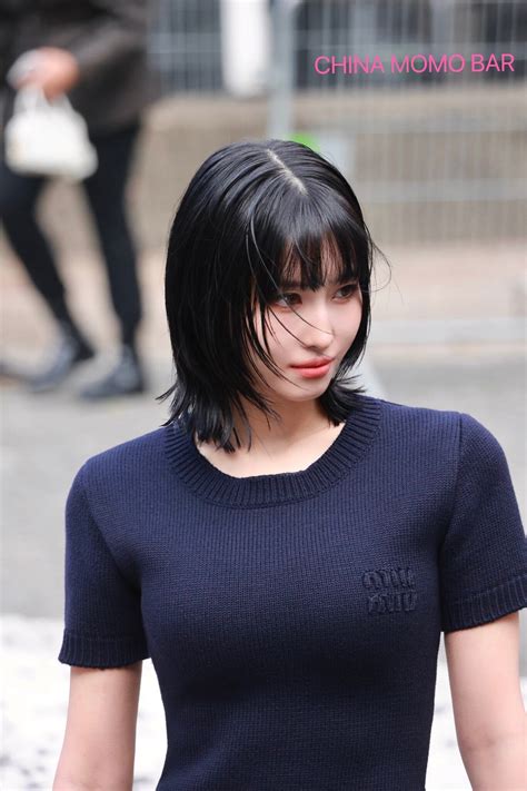 momo miu miu|Twice Momo’s look for Miu Miu Paris Fashion Week.